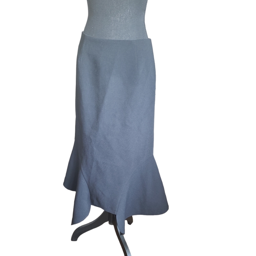 💕Black Fitted WHY Flared Skirt💕Size Large